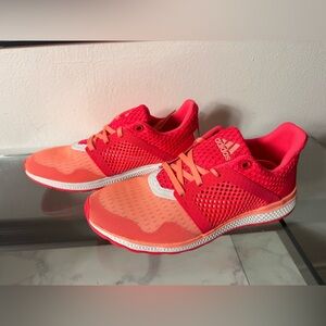 Adidas Women's Coral and Red Athletic Shoes